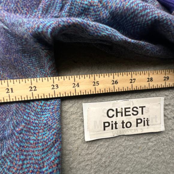 Under Armour Rival Fleece Printed Hoodie Sweatshirt Mens Large Purple Drawstring - Picture 3 of 11